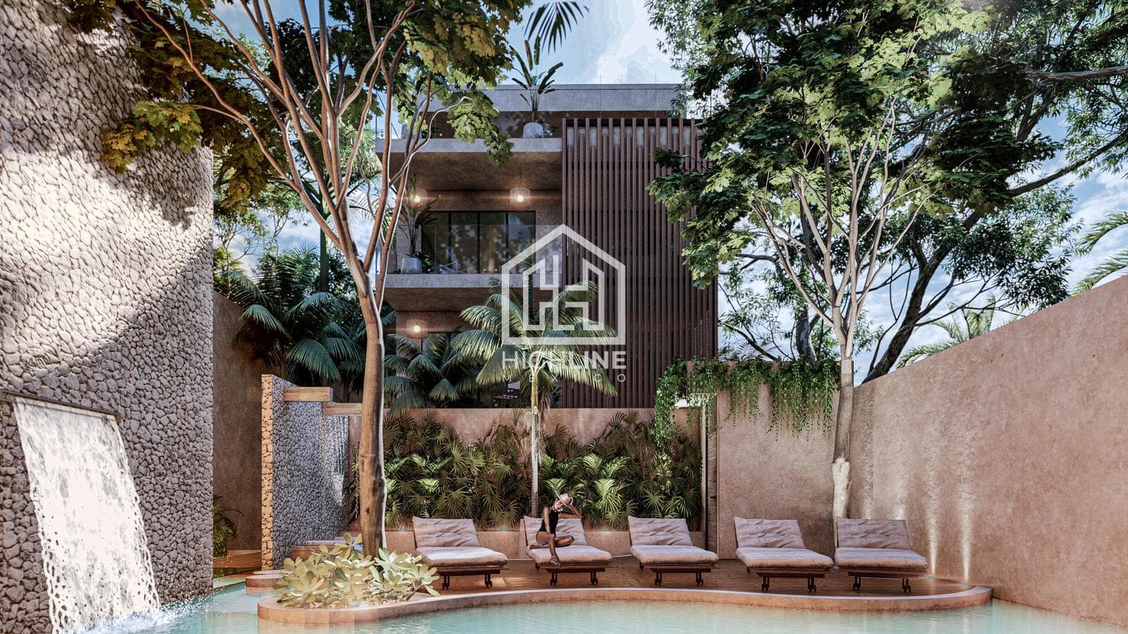 APARTMENT FOR SALE IN TULUM: 1 BEDROOM WITH BARBECUE AREA