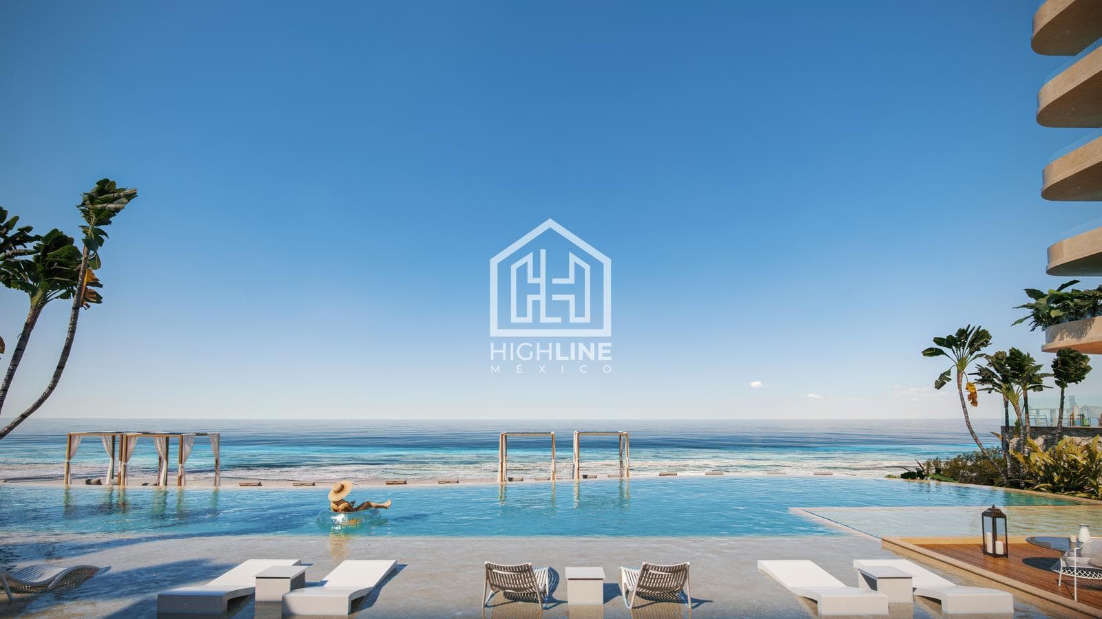 APARTMENT FOR SALE IN PUERTO MORELOS: 1-BEDROOM WITH OCEAN VIEW AND HIGH APPRECIATION POTENTIAL