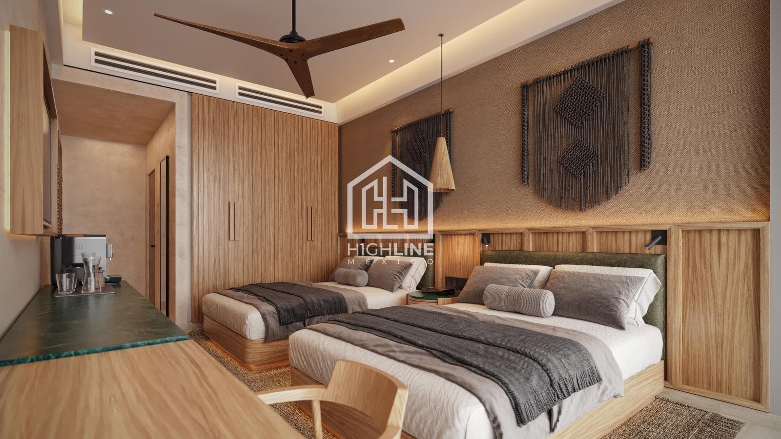 PENTHOUSE FOR SALE IN PUERTO MORELOS: 1 BEDROOM WITH BAR, SPA, AND OCEAN-VIEW POOL
