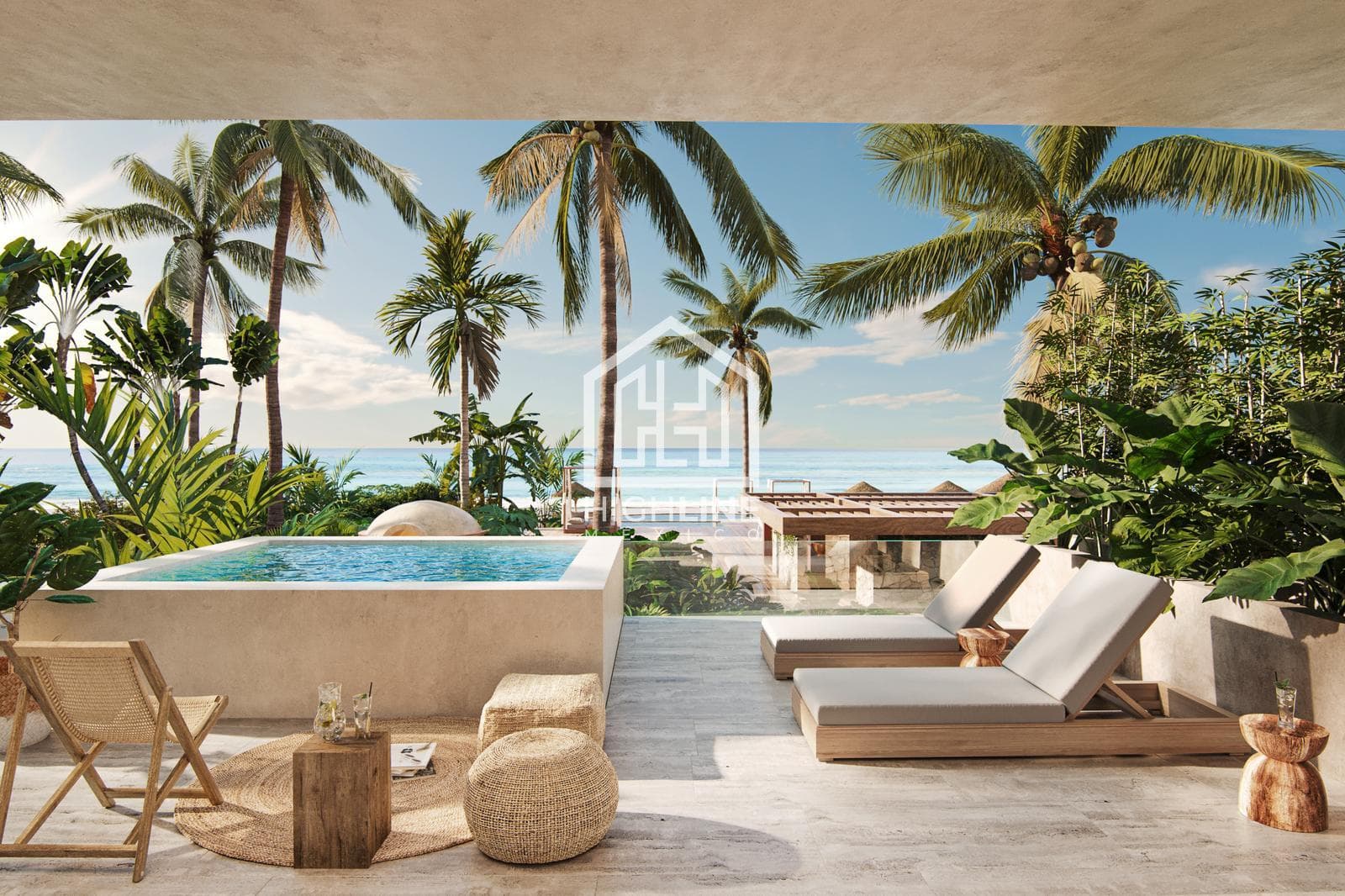APARTMENT FOR SALE IN PUERTO MORELOS: 1 BEDROOM WITH LUXURY AMENITIES AND OCEAN VIEWS