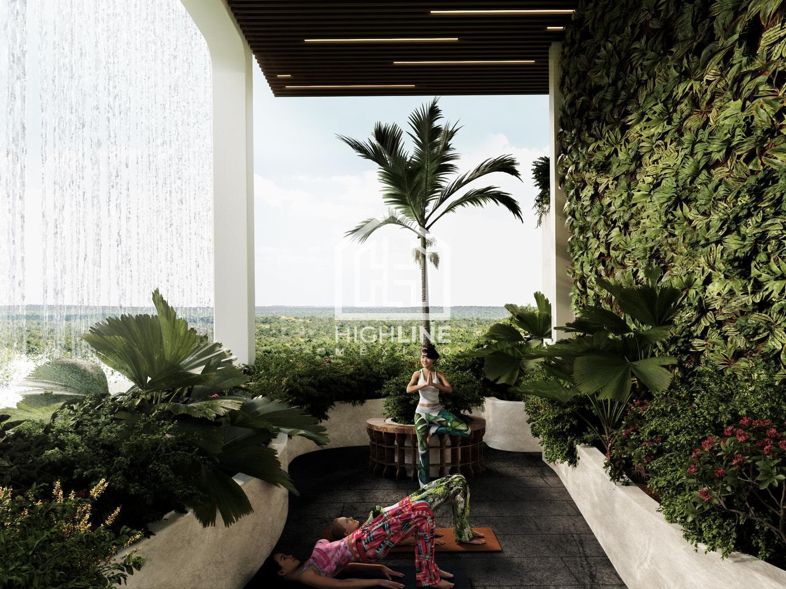1-BEDROOM APARTMENT WITH TERRACE FOR SALE. PUERTO MORELOS. ROOFTOP WITH OCEAN VIEW