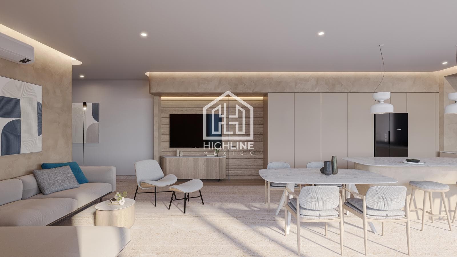 STUDIO APARTMENT FOR SALE ON THE BEACHFRONT. PUERTO MORELOS. PRE-SALE.