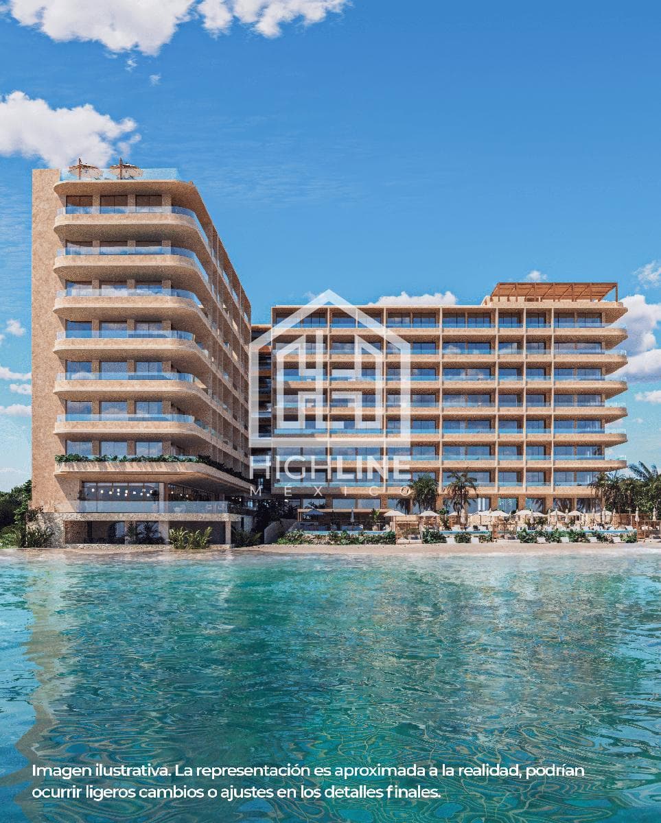 FOR SALE: 1-BEDROOM LOFT IN PUERTO MORELOS WITH A POOL AND GYM