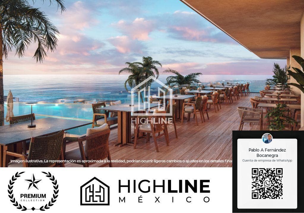 FOR SALE: 1-BEDROOM LOFT IN PUERTO MORELOS WITH A POOL AND GYM