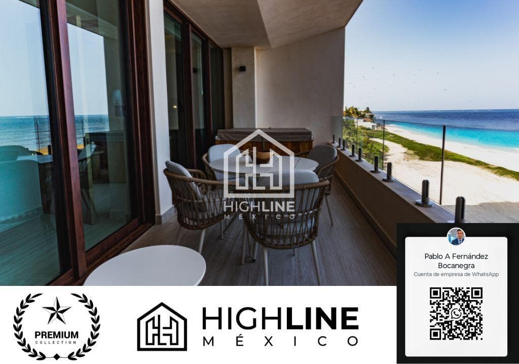 FOR SALE: 1-BEDROOM LOFT IN PUERTO MORELOS WITH A POOL AND GYM
