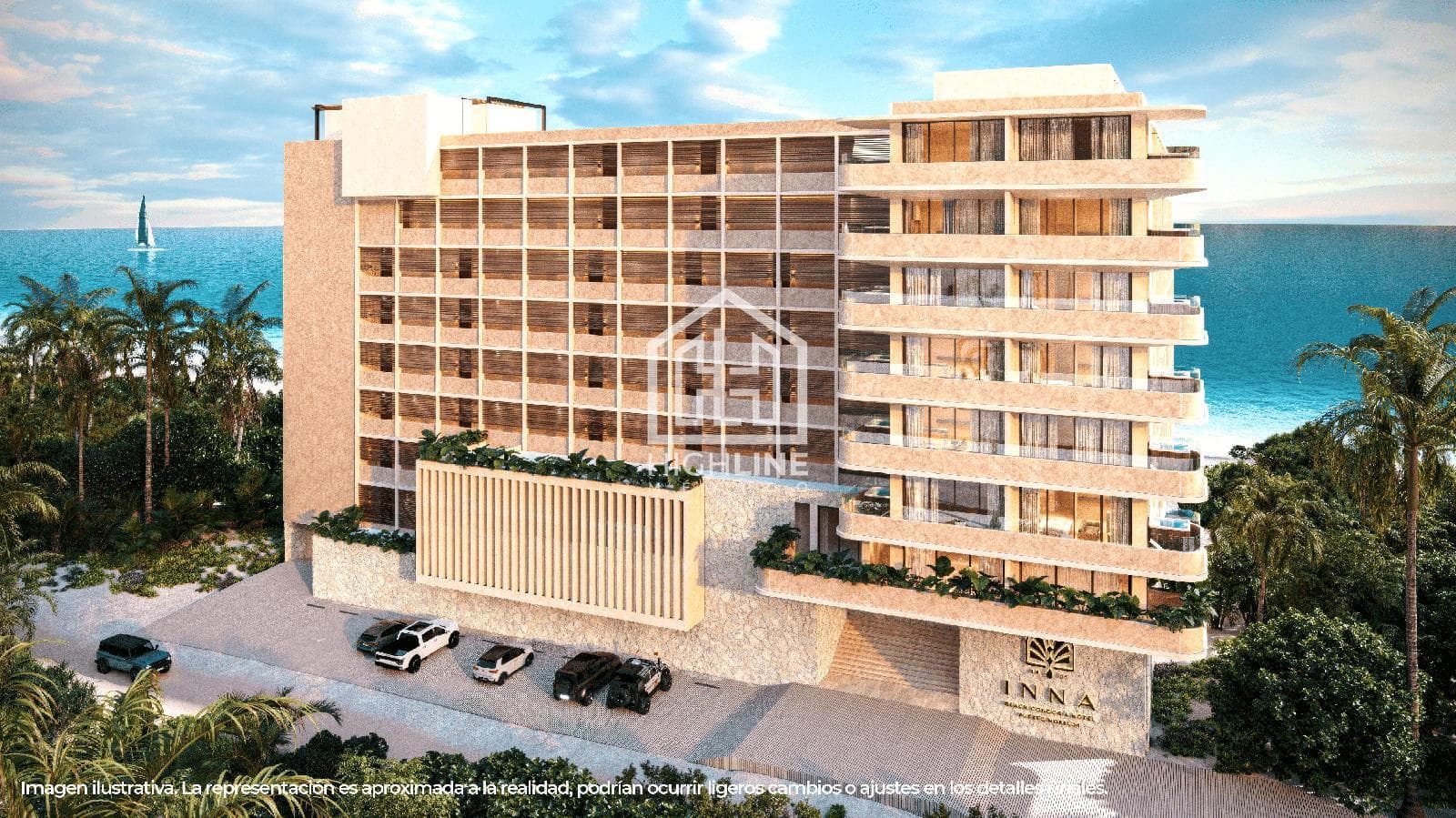 FOR SALE: 1-BEDROOM LOFT IN PUERTO MORELOS WITH A POOL AND GYM