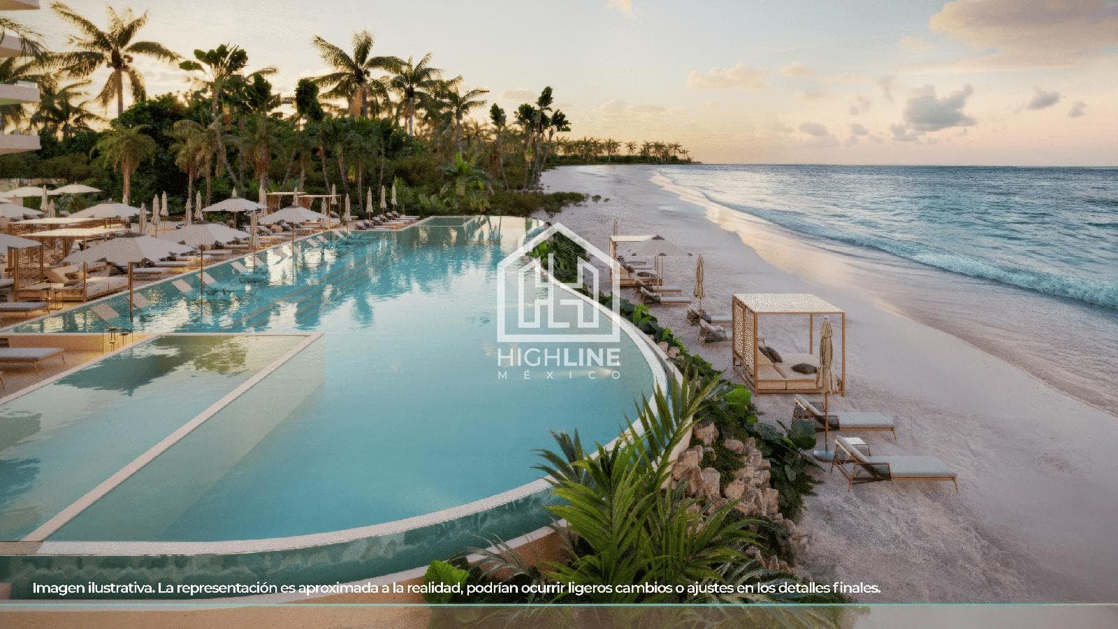 FOR SALE: 1-BEDROOM LOFT IN PUERTO MORELOS WITH A POOL AND GYM