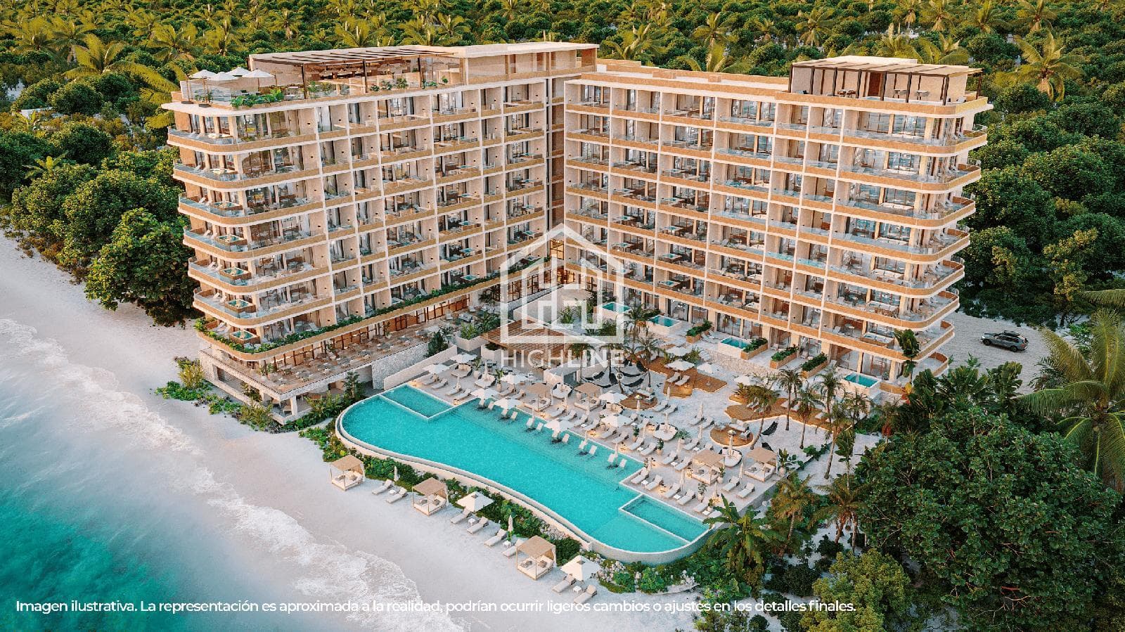 FOR SALE: 1-BEDROOM LOFT IN PUERTO MORELOS WITH A POOL AND GYM