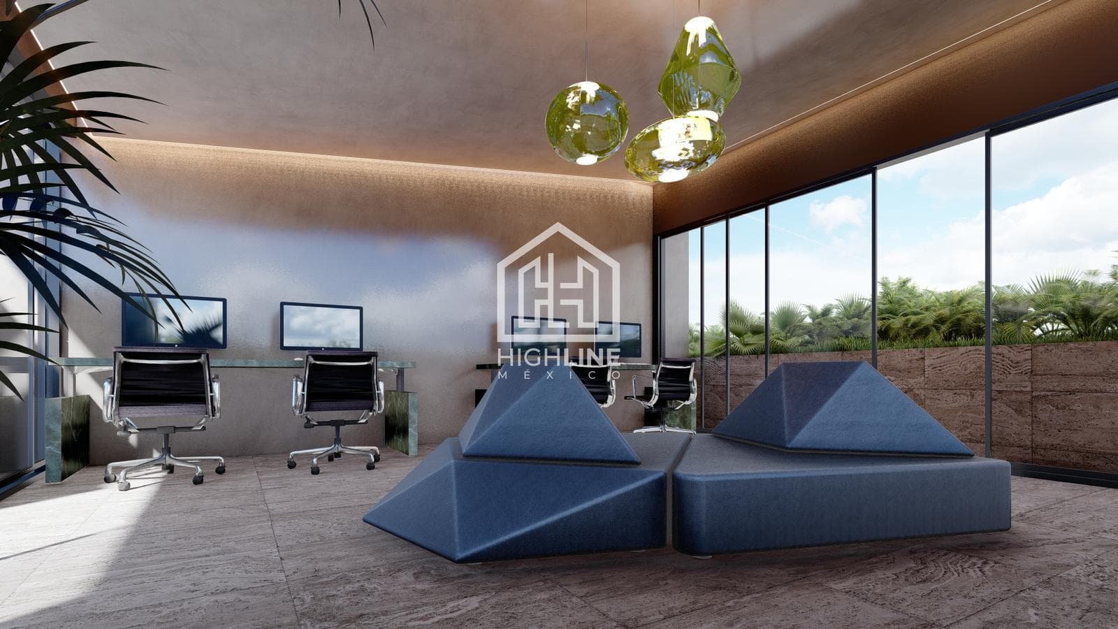 STUDIO FOR SALE IN PLAYA DEL CARMEN, GYM, LOBBY, COWORKING SPACE