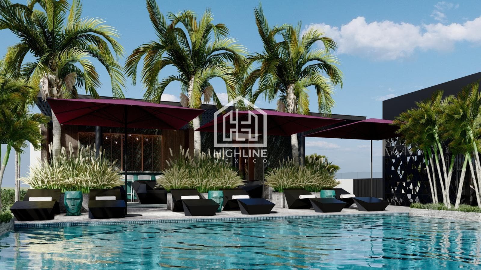 STUDIO FOR SALE IN PLAYA DEL CARMEN, GYM, LOBBY, COWORKING SPACE