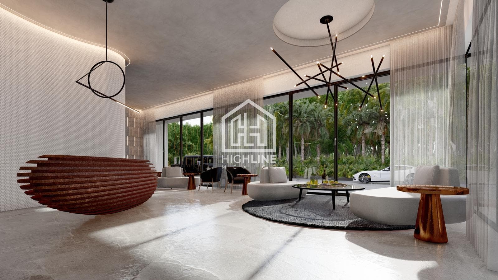 STUDIO FOR SALE IN PLAYA DEL CARMEN, GYM, LOBBY, COWORKING SPACE