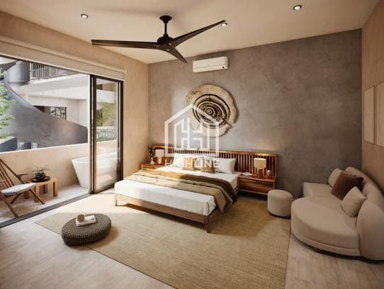 1-BEDROOM APARTMENT FOR SALE IN TULUM, LOCATED IN AN AREA WITH HIGH APPRECIATION POTENTIAL