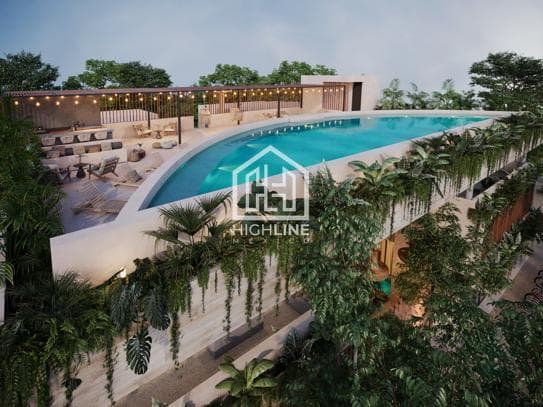 1-BEDROOM APARTMENT FOR SALE IN TULUM, LOCATED IN AN AREA WITH HIGH APPRECIATION POTENTIAL