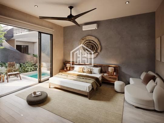 1-BEDROOM APARTMENT FOR SALE IN TULUM, LOCATED IN AN AREA WITH HIGH APPRECIATION POTENTIAL