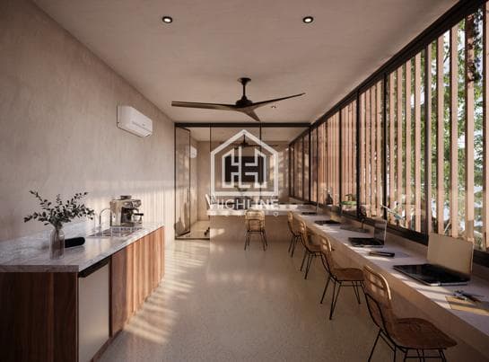 APARTMENT FOR SALE IN TULUM: 1 BEDROOM WITH CENTRAL GARDEN AND BAR