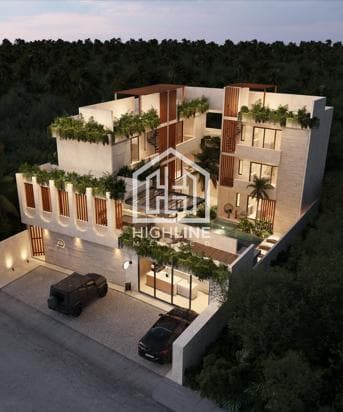 APARTMENT FOR SALE IN TULUM: 1 BEDROOM WITH SWIM-UP POOL AND ISLAND DECK