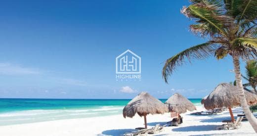 APARTMENT FOR SALE IN TULUM: 1 BEDROOM WITH 100% ELECTRIC APPLIANCES AND A BAR LOUNGE