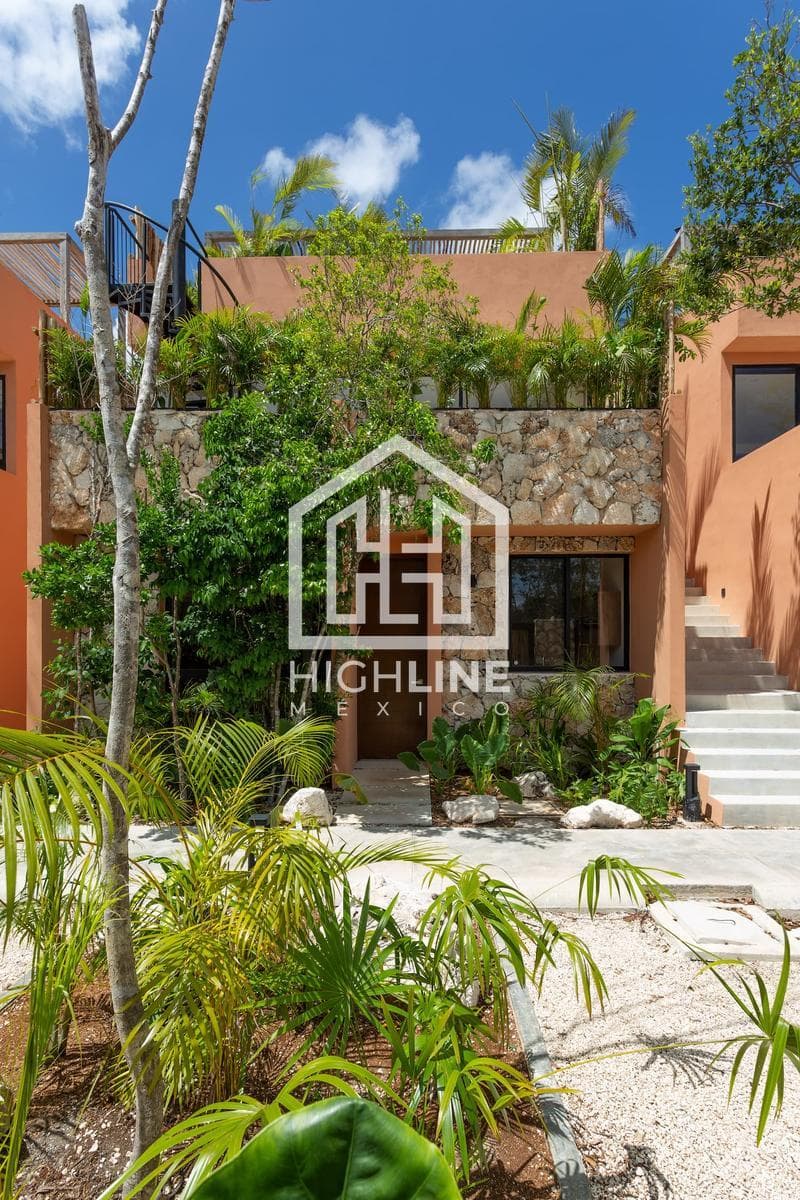 APARTMENT FOR SALE IN TULUM: 2 BEDROOMS WITH INFINITY POOL, PADEL COURT, AND 3 GYMNASIUMS