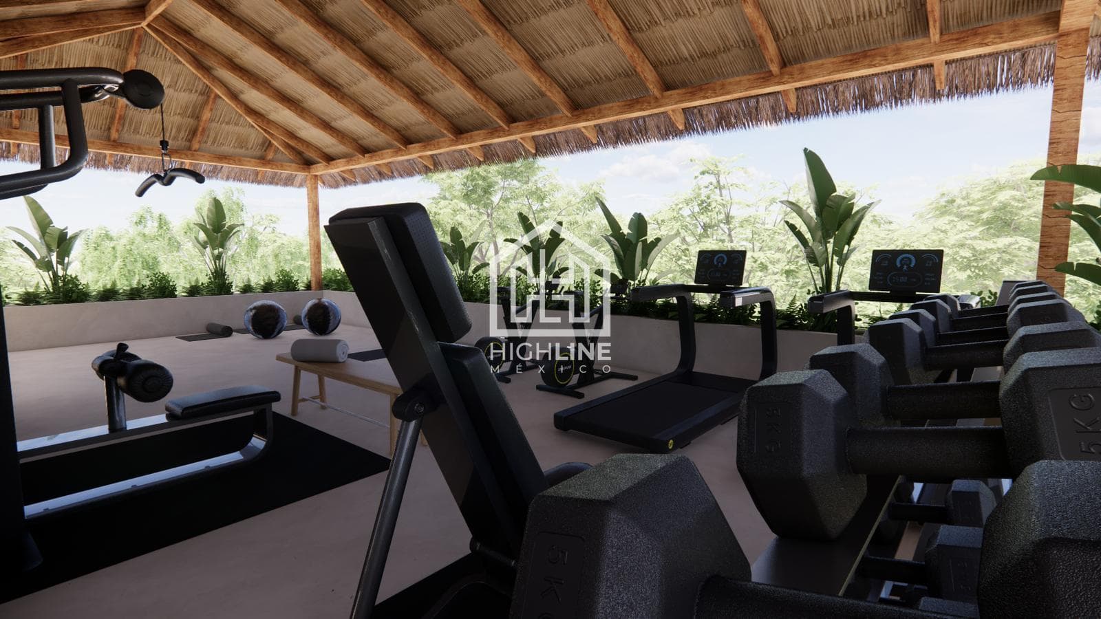 APARTMENT FOR SALE IN TULUM: 2 BEDROOMS WITH A CENOTE AND HAMMOCK AREA