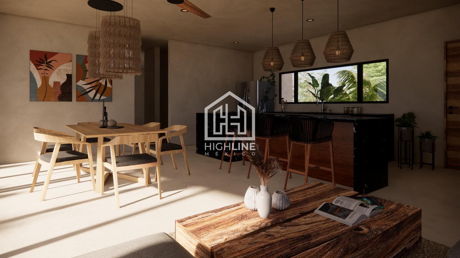 APARTMENT FOR SALE IN TULUM: 2 BEDROOMS WITH A ZEN CORNER AND YOGA AREA
