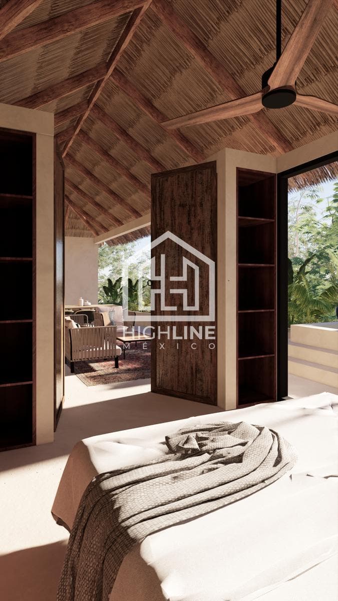 APARTMENT FOR SALE IN TULUM: 2 BEDROOMS WITH A ZEN CORNER AND YOGA AREA