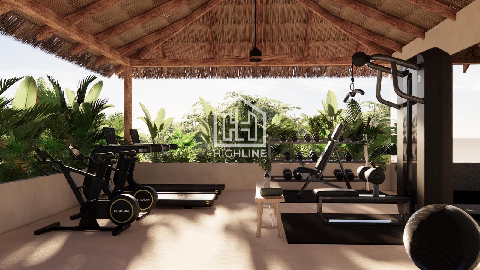 APARTMENT FOR SALE IN TULUM: 2 BEDROOMS WITH A ZEN CORNER AND YOGA AREA