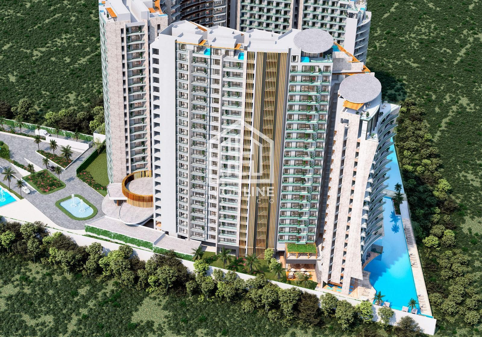 APARTMENT FOR SALE IN CANCUN: 2 BEDROOMS WITH A POOL, GOLF COURSE, BAR, SPA, AND BOWLING ALLEY