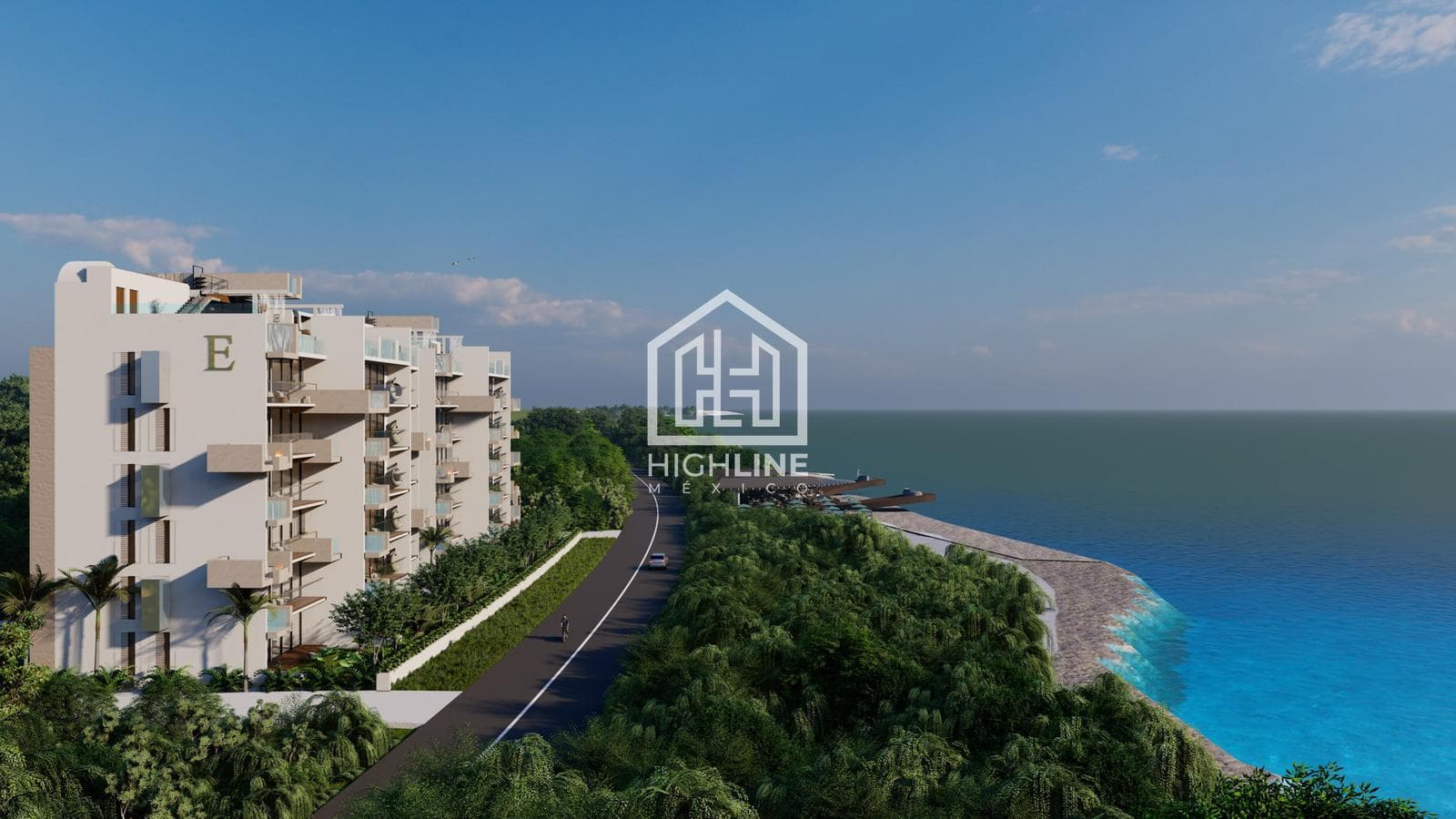 OCEANFRONT APARTMENT FOR SALE IN COZUMEL: 2 BEDROOMS, PRIVATE POOL, GYM, JACUZZI