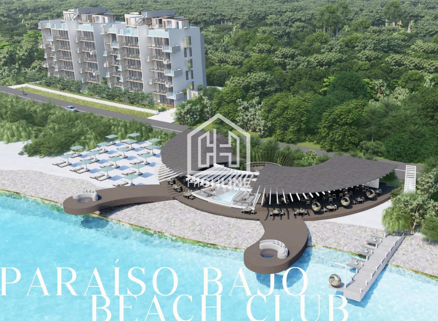 OCEANFRONT APARTMENT FOR SALE IN COZUMEL: 2 BEDROOMS, PRIVATE POOL, GYM, JACUZZI