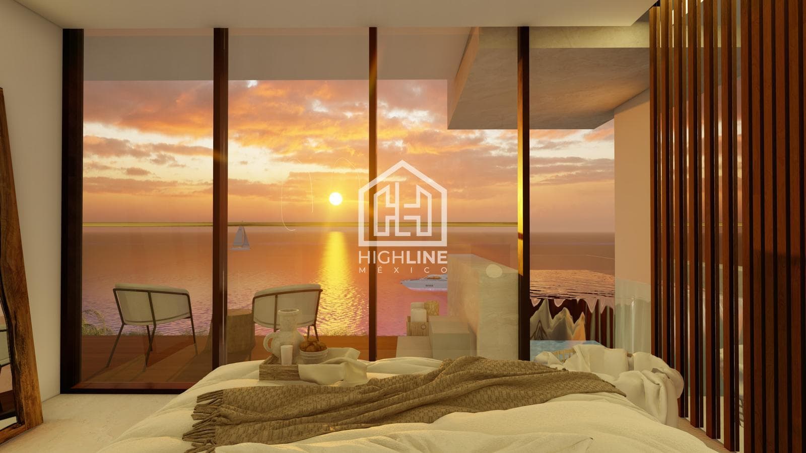 OCEANFRONT APARTMENT FOR SALE IN COZUMEL: 2 BEDROOMS, PRIVATE POOL, GYM, JACUZZI