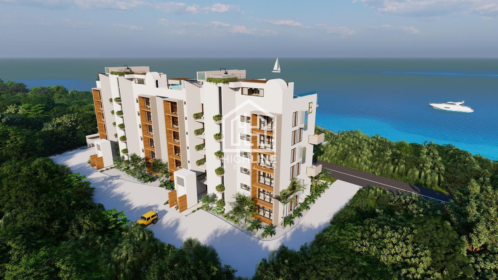 OCEANFRONT APARTMENT FOR SALE IN COZUMEL: 2 BEDROOMS, PRIVATE POOL, GYM, JACUZZI