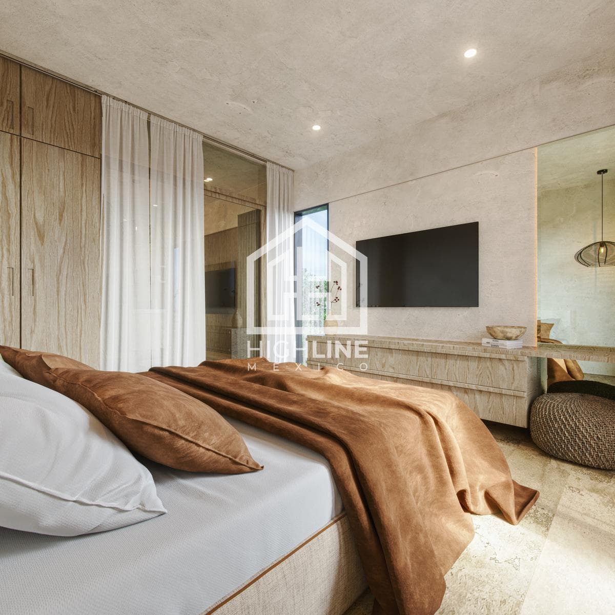 1-bedroom apartment for sale in Tulum with a pool, gym, and pet-friendly policy