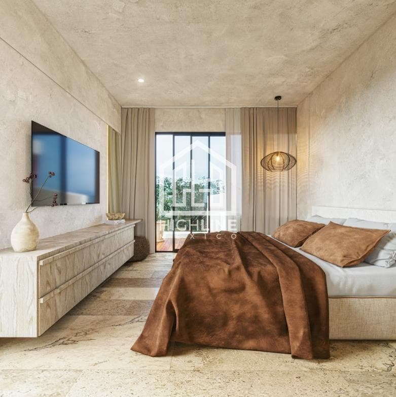 1-bedroom apartment for sale in Tulum with a pool, gym, and pet-friendly policy