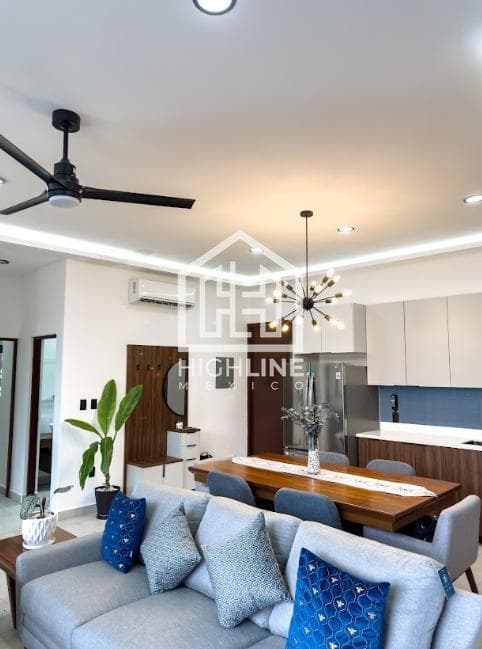3-Bedroom Apartment for Sale in BACALAR with a View of the Lagoon