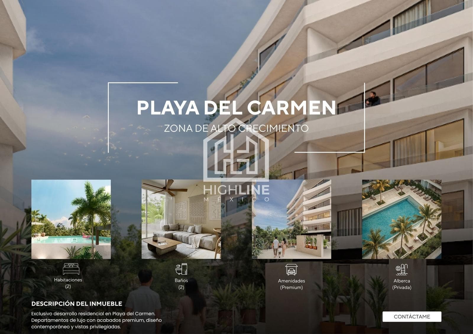 2-Bedroom Apartment in Playa del Carmen, 10 Minutes from the Beach