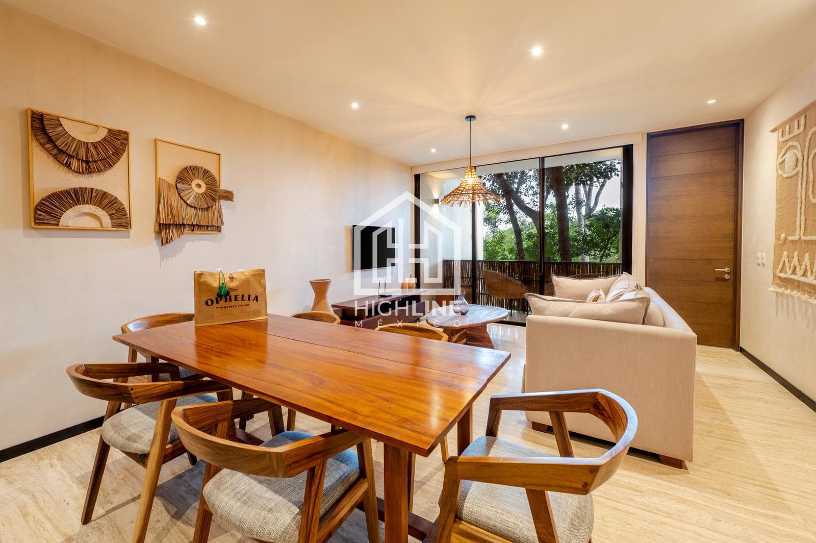 2-bedroom apartment for sale in Tulum with a large pool, gym, and pet-friendly policy