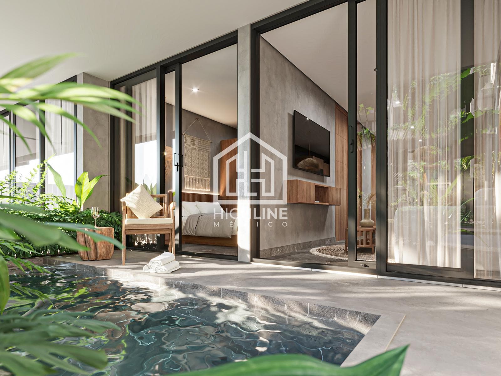 2-Bedroom Ground-Floor Condo for Sale in Tulum, with Pool and Private Jacuzzi