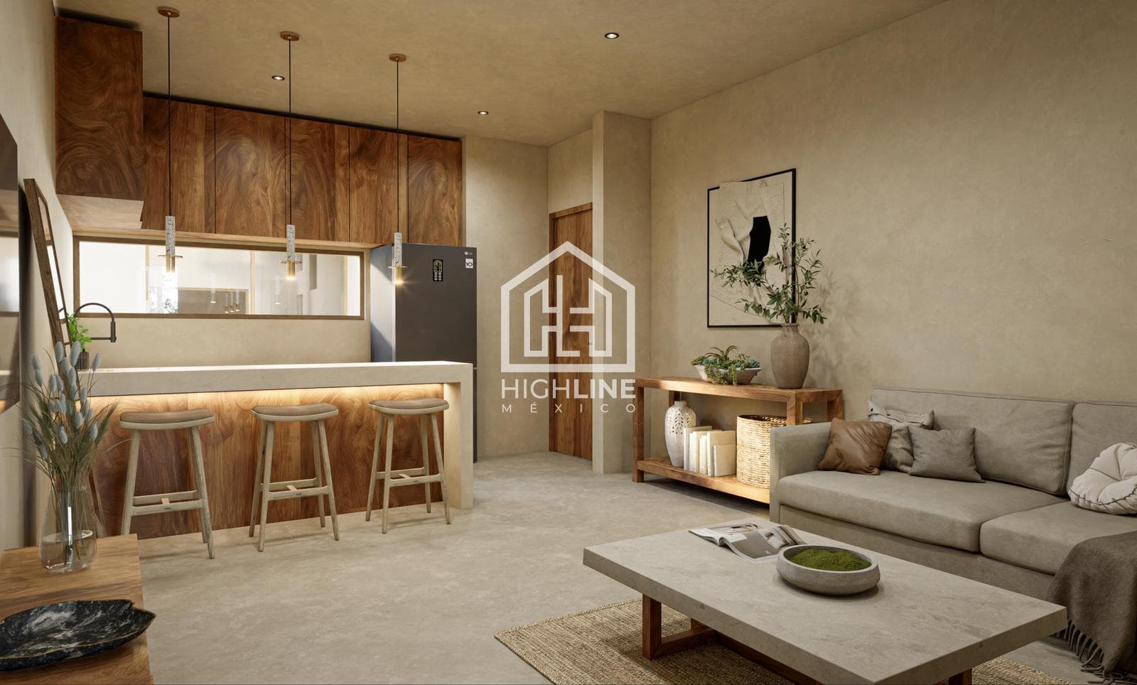 1-BEDROOM APARTMENT / PRE-SALE / 8 MINUTES FROM THE BEACH / FURNISHED / SPA / GYM.