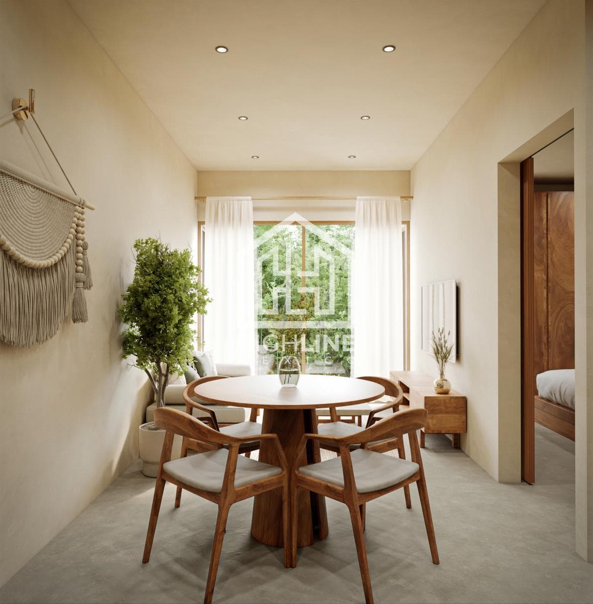 2-BEDROOM APARTMENT / PRE-SALE / 8 MINUTES FROM THE BEACH / FURNISHED / SPA / GYM.