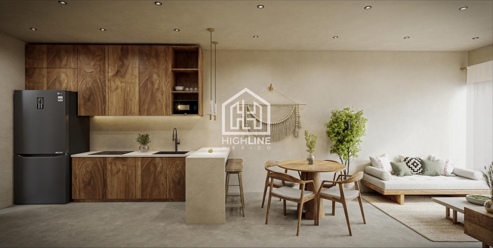 2-BEDROOM APARTMENT / PRE-SALE / 8 MINUTES FROM THE BEACH / FURNISHED / SPA / GYM.