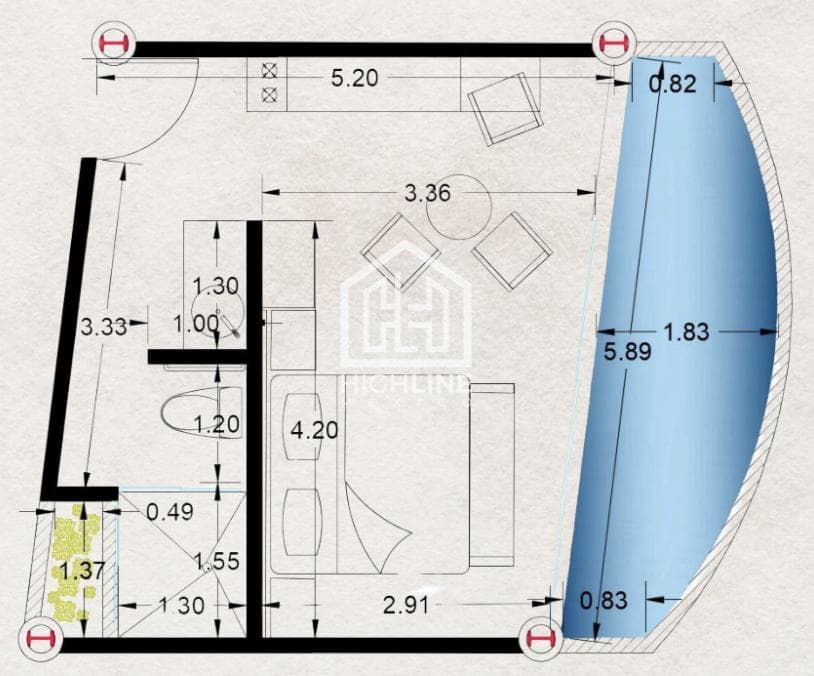 1-Bedroom Apartment in Tulum, 4 Minutes from the Beach | Designed by GRIEGO