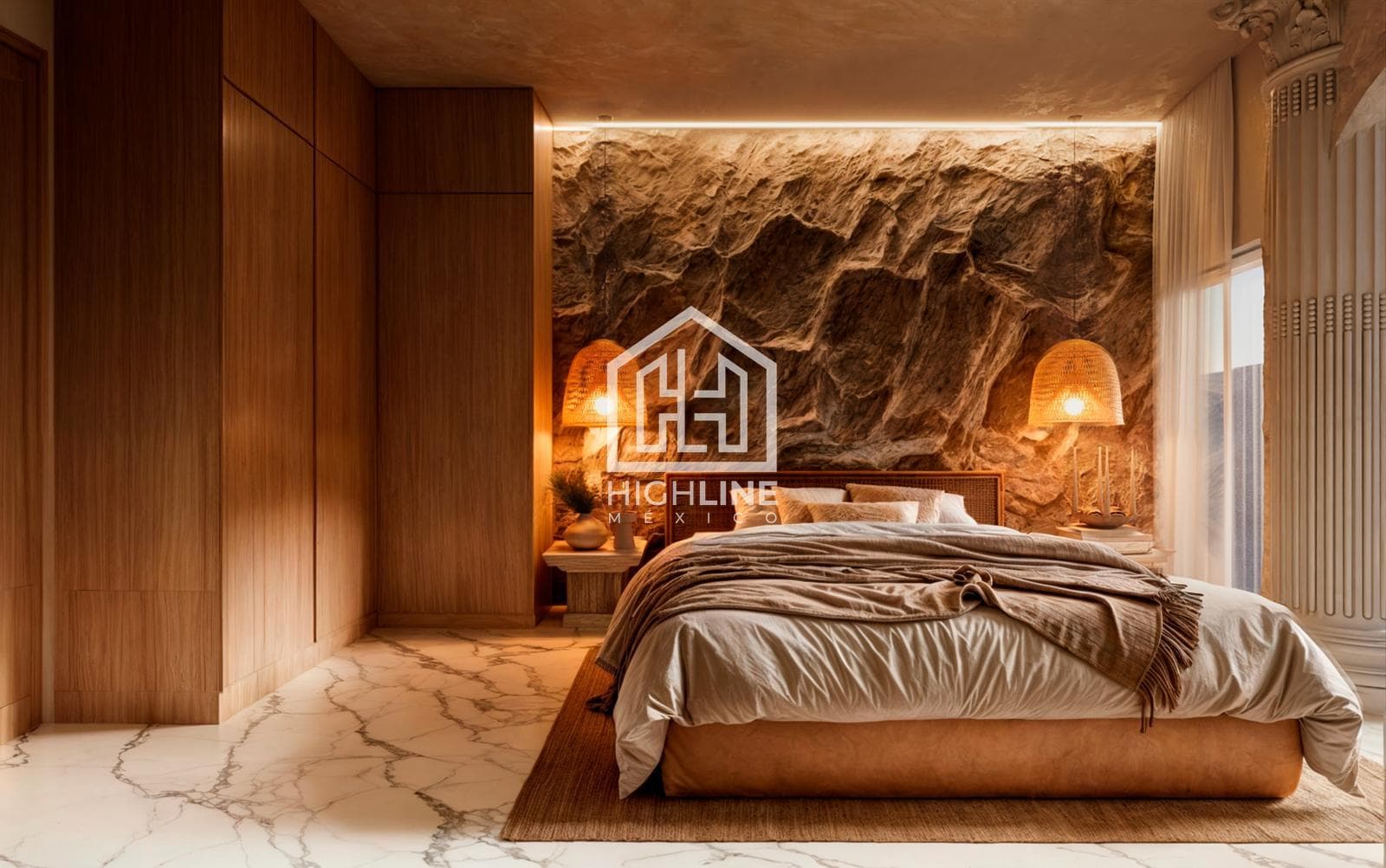 1-Bedroom Apartment in Tulum with Greek-Style Beds, Gym, Spa, and Ambrosia Speakeasy
