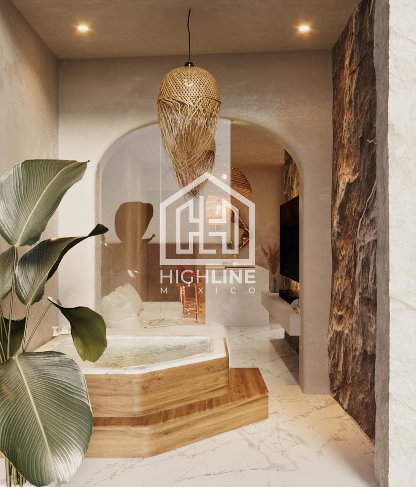 1-Bedroom Apartment in Tulum with Greek-Style Beds, Gym, Spa, and Ambrosia Speakeasy