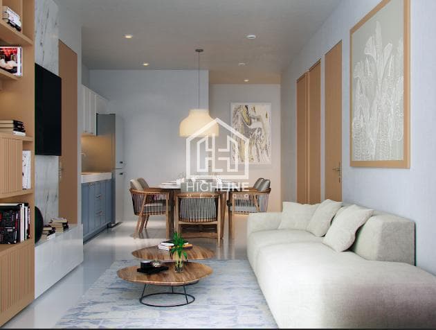 1-Bedroom Apartment FOR SALE, 150 meters from the ocean, with a rooftop