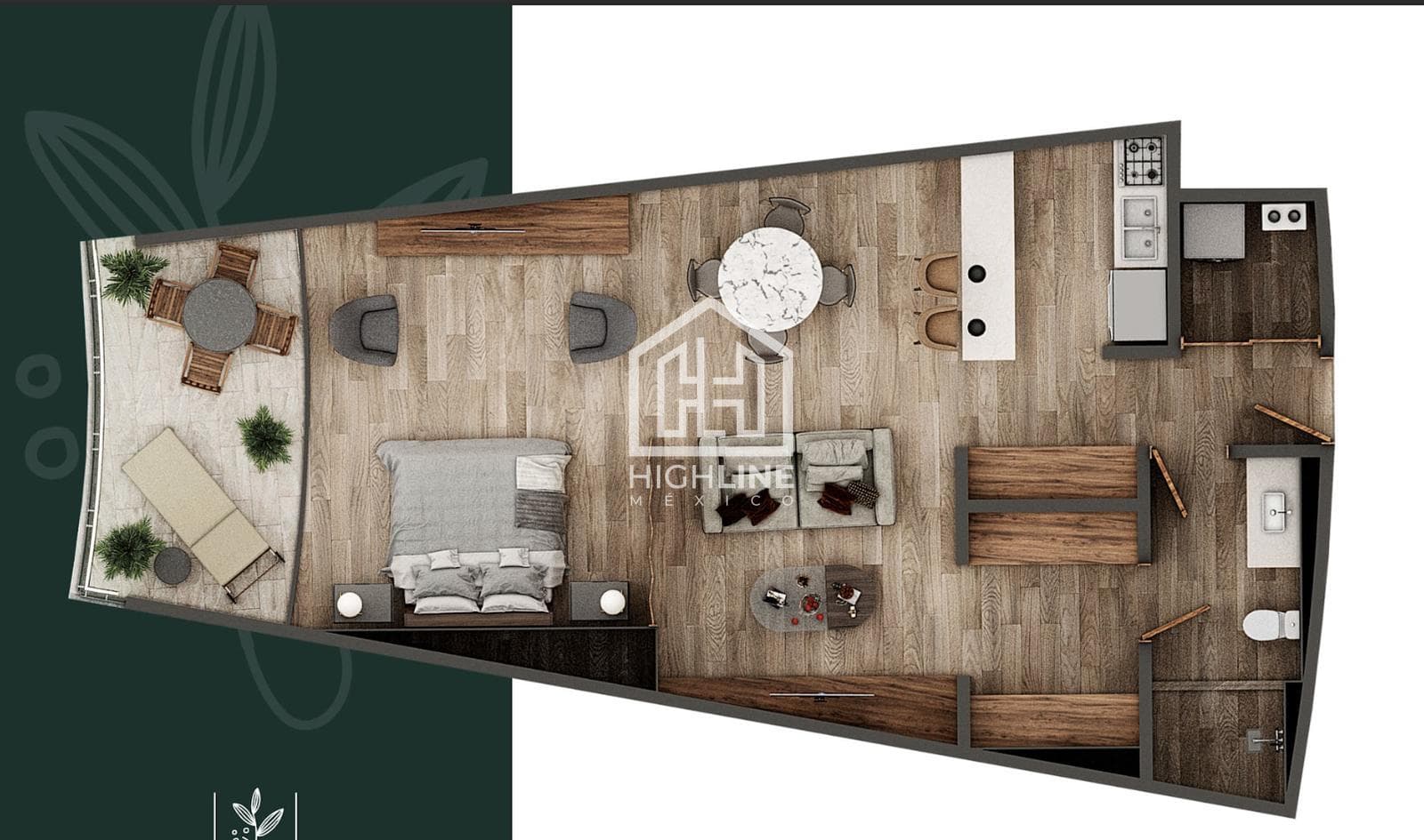 1-BEDROOM APARTMENT, GOLF / 5 MINUTES FROM THE BEACH / APPRECIATION POTENTIAL.