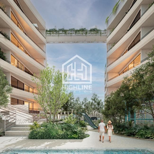 2-Bedroom Apartment with Private Rooftop Deck for Sale in Playa del Carmen
