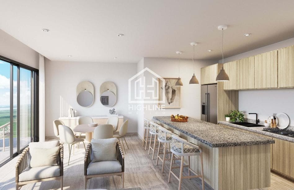 3-Bedroom Condo for Sale in Cancún with Sky Bar
