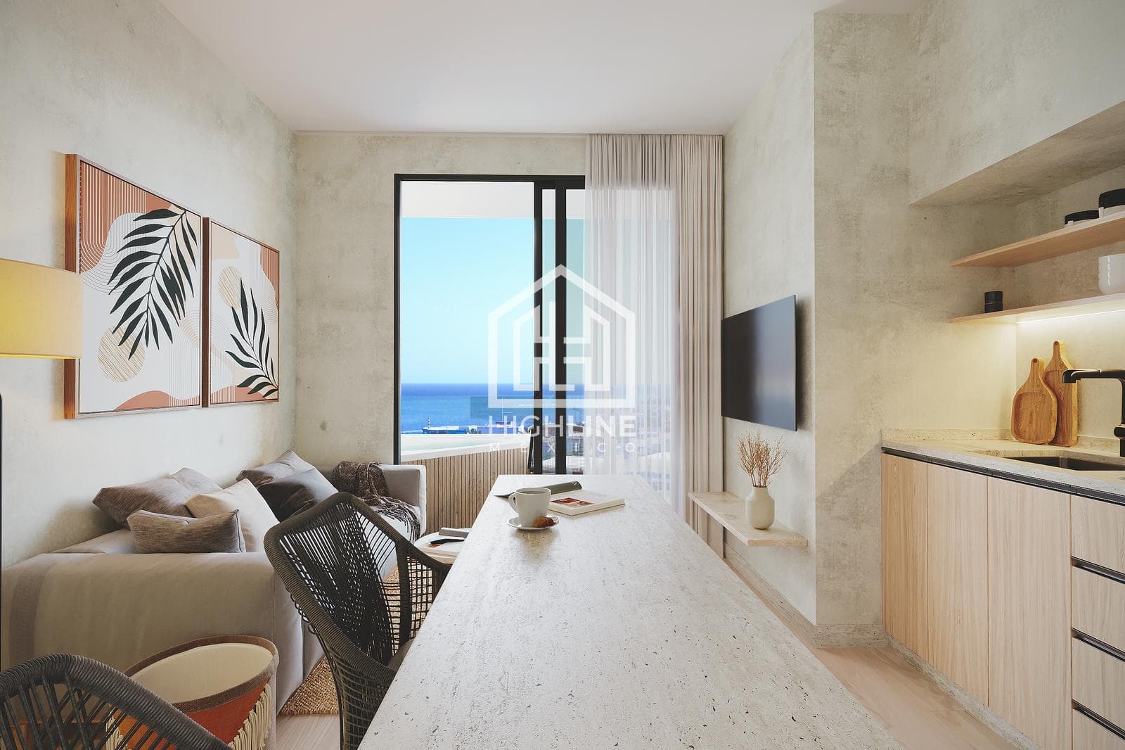 2-BEDROOM APARTMENT | PLAYA DEL CARMEN | FURNISHED AND FULLY EQUIPPED | WITH ROOFTOP