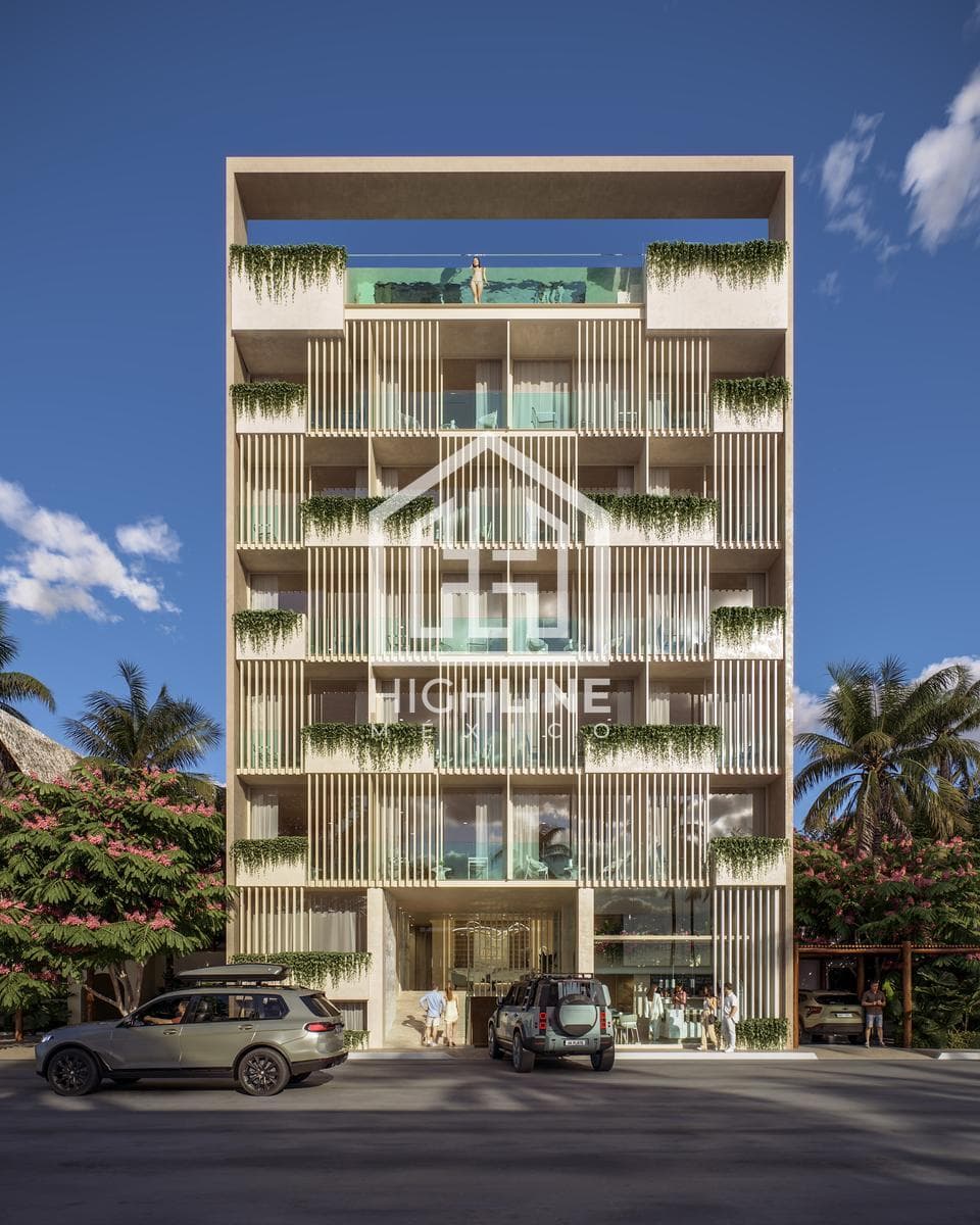 Studio apartment in Playa del Carmen, a 4-minute walk from the beach, offers high potential for capital appreciation