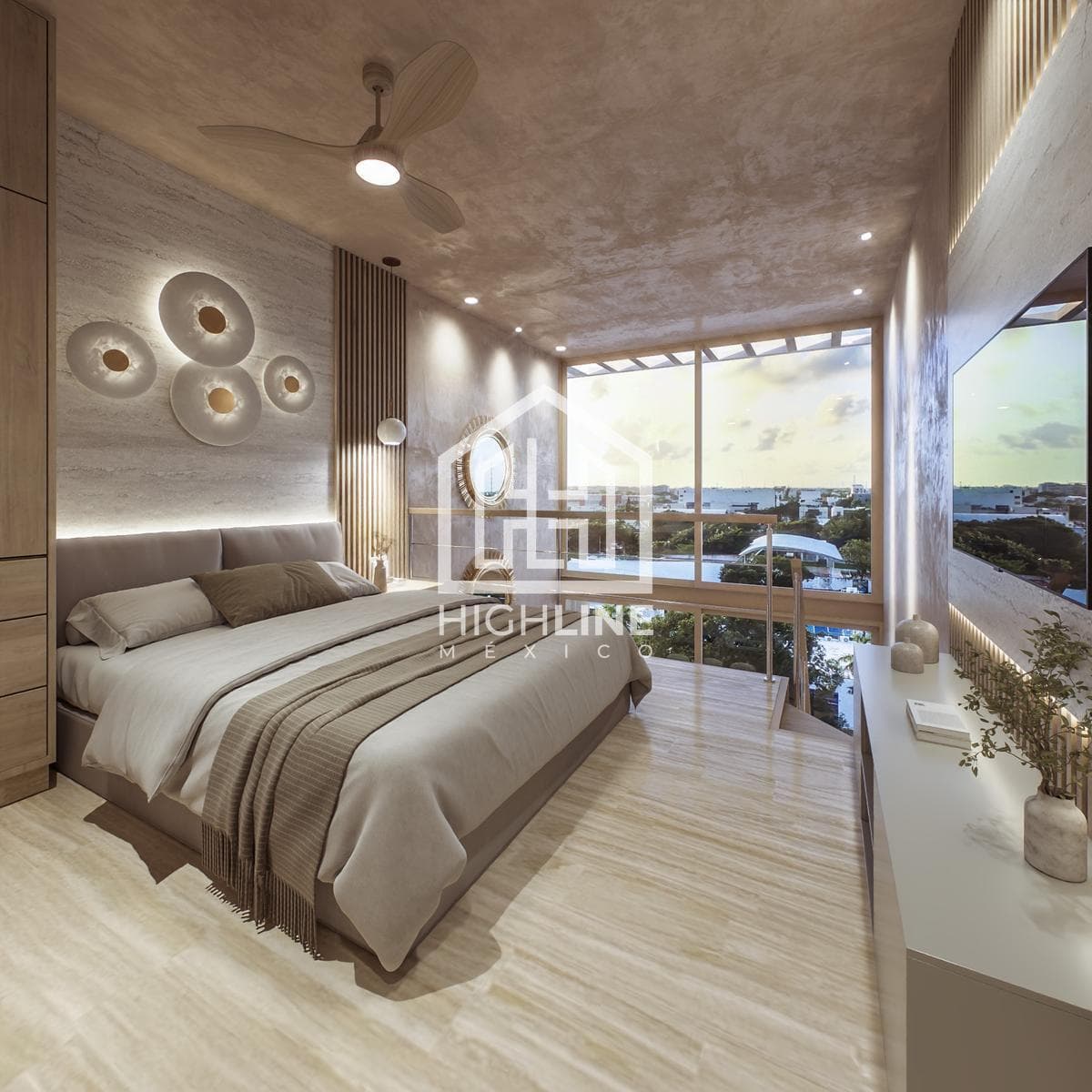 1-Bedroom Loft in Playa del Carmen, 4 Minutes from the Beach, in a Popular Tourist Area with High Appreciation Potential